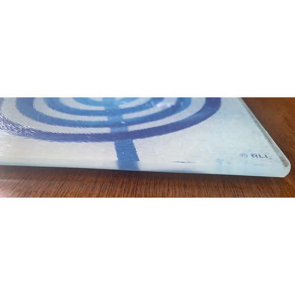 Rite Lite Hanukkah Happy Chanukah Tempered Glass Menorah Drip Tray NEW - Picture 4 of 9